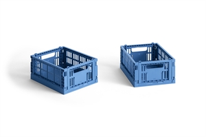 HAY - COLOUR CRATE MINI 2PK - ELECTRIC BLUE